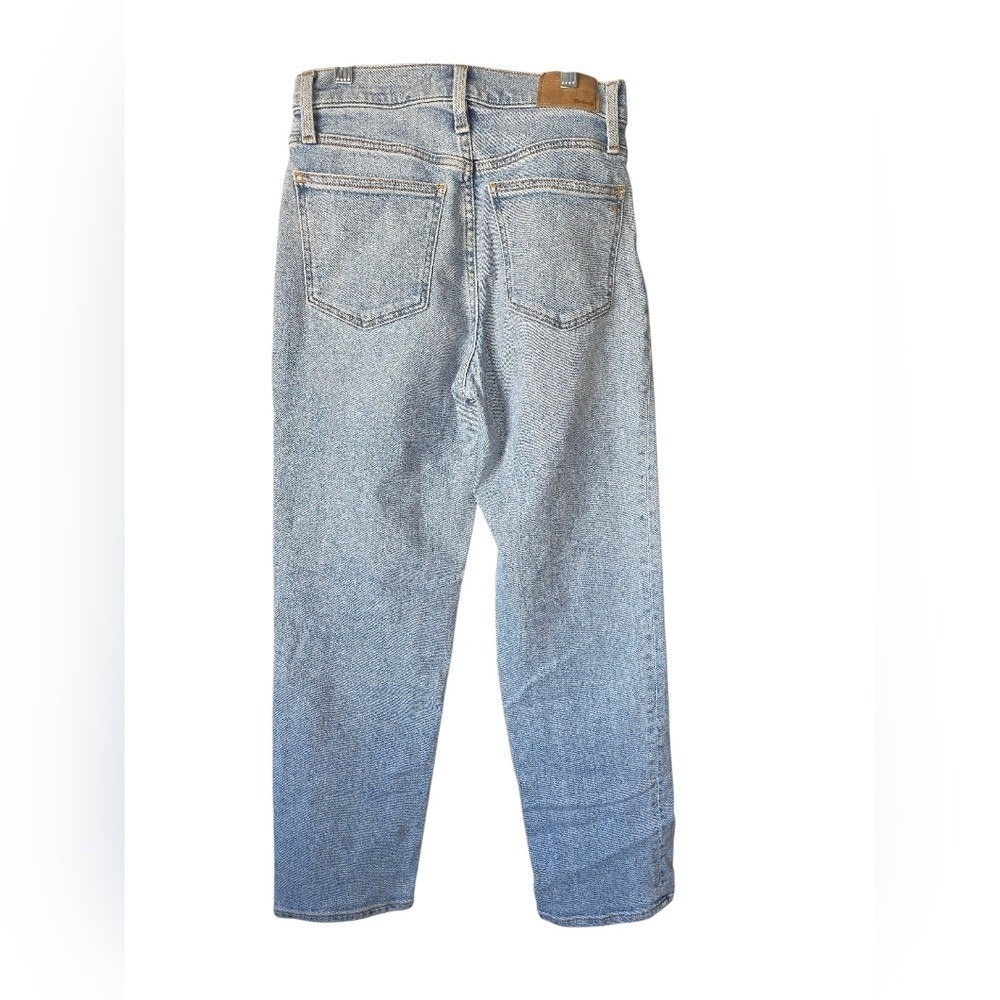 Madewell Light Blue Jeans Size 25 Button Fly Classic 5 Pocket Design 96% Cotton - Picture 2 of 11